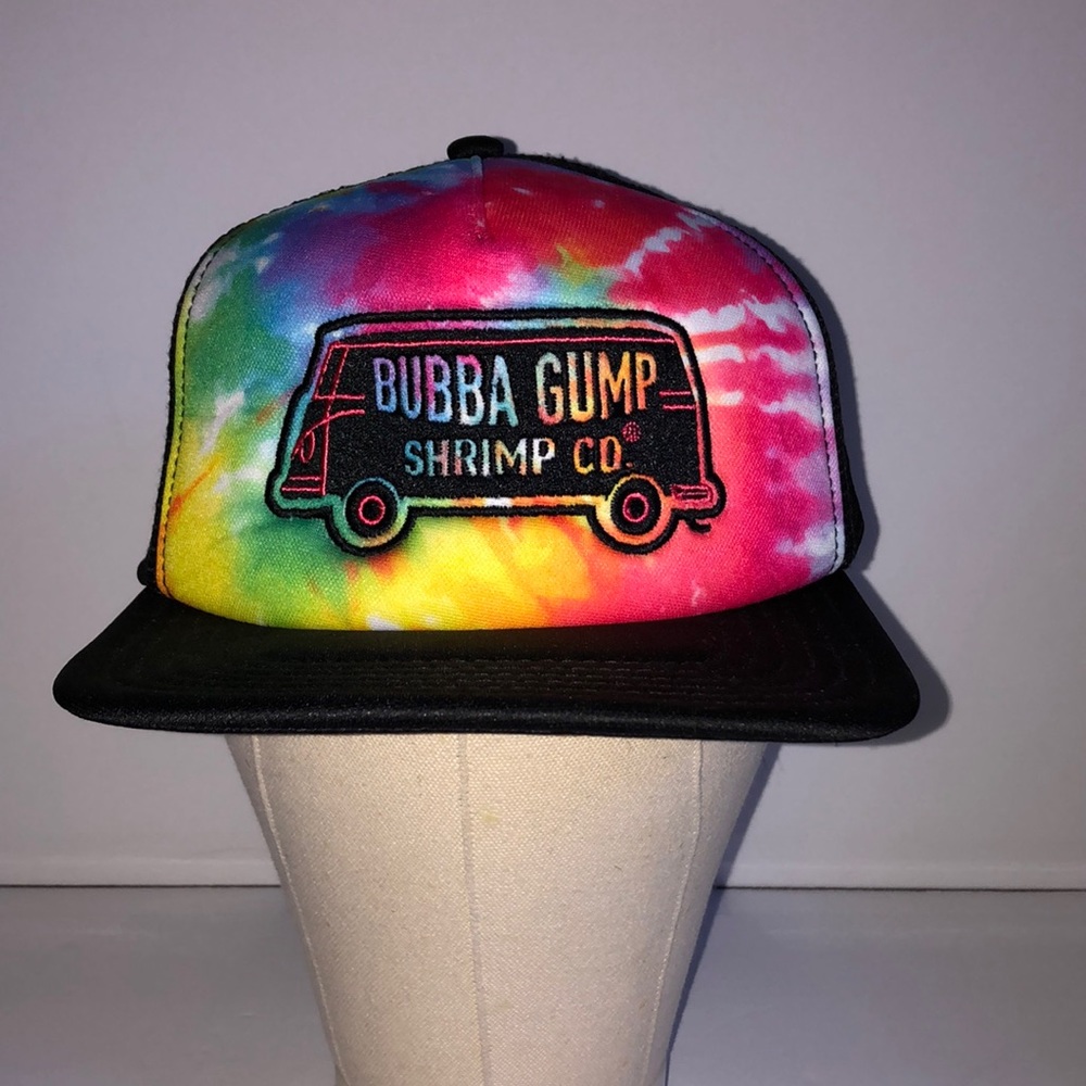 Bubba Gump Shrimp Co. tie dye trucker hat